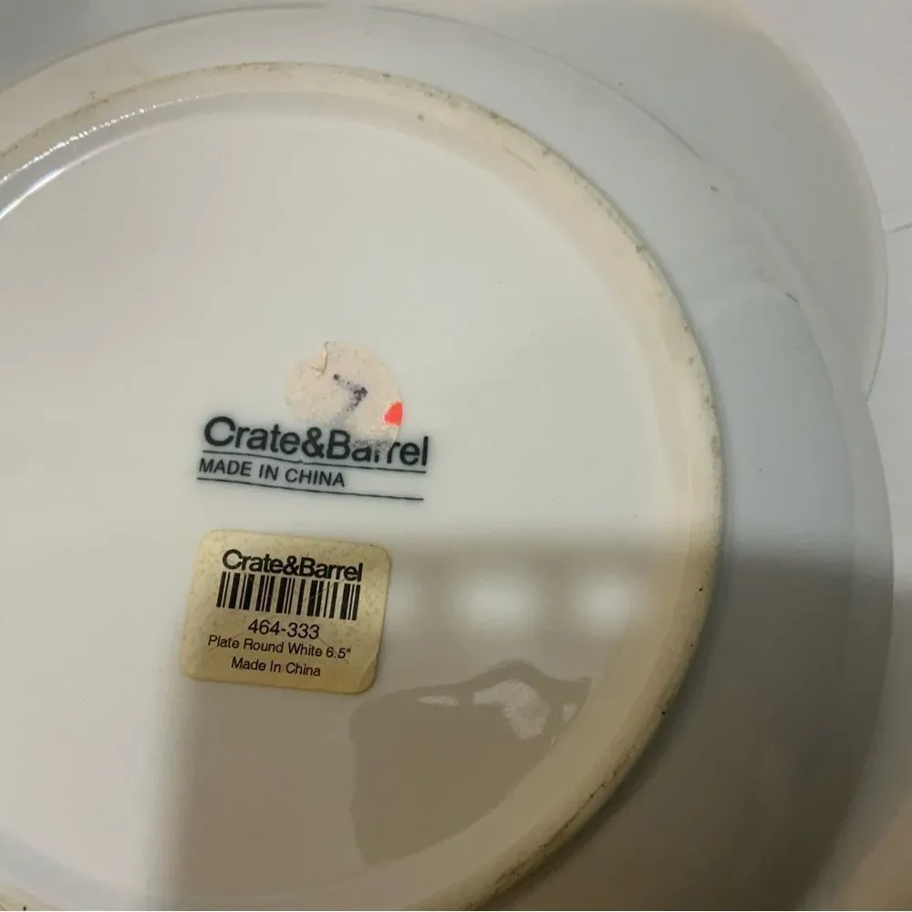 Set of 5 Crate & Barrel 6.5